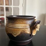 ceramic and rope pot cover