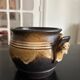 ceramic and rope pot cover