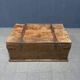 Antique painted Swedish wooden chest