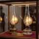 Coppia di Lampade Vintage DITMAR – Antiche Lampade a Olio Elettrificate con