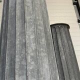 Hollow zinc theater columns