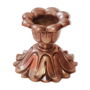 Bougeoir chandelier Les étain