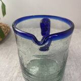 Bubble glass carafe