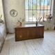 1950s oak office counter