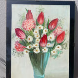Flower bouquet painting
