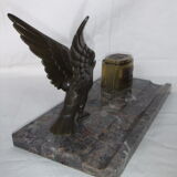 Ink art deco marble statue animal sculpture eagle necessary office