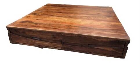 Wooden coffee table, ethnic table
