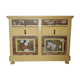 Buffet jaune fleurs