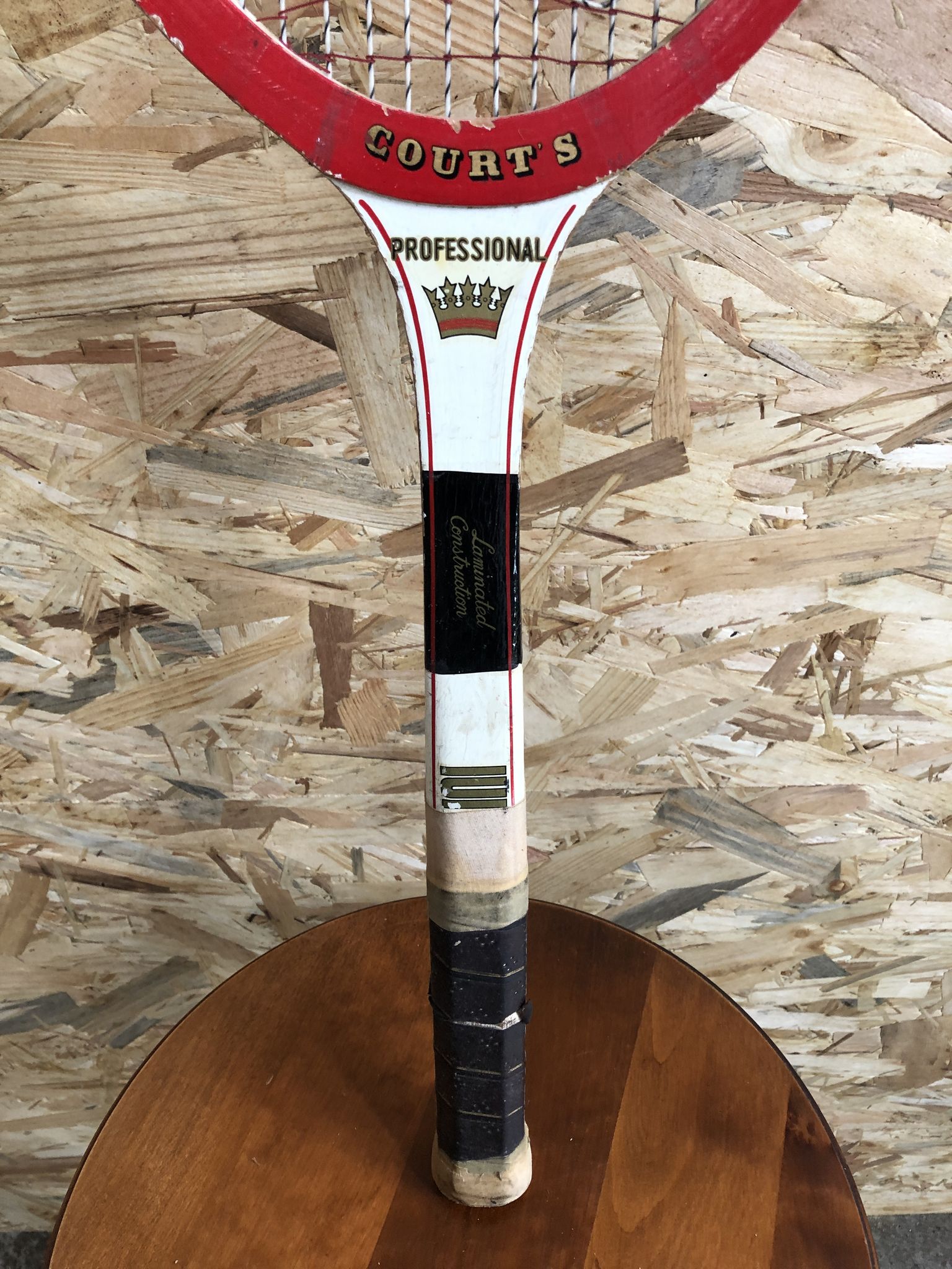 Old racket tennis courts professional wood