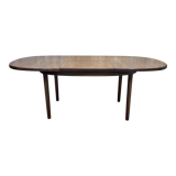 1970s teak table with butterfly extension