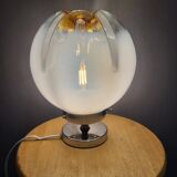 Murano globe table lamp by Mazzega, 1960s, 1970s