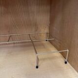 Bar cabinet with compass feet