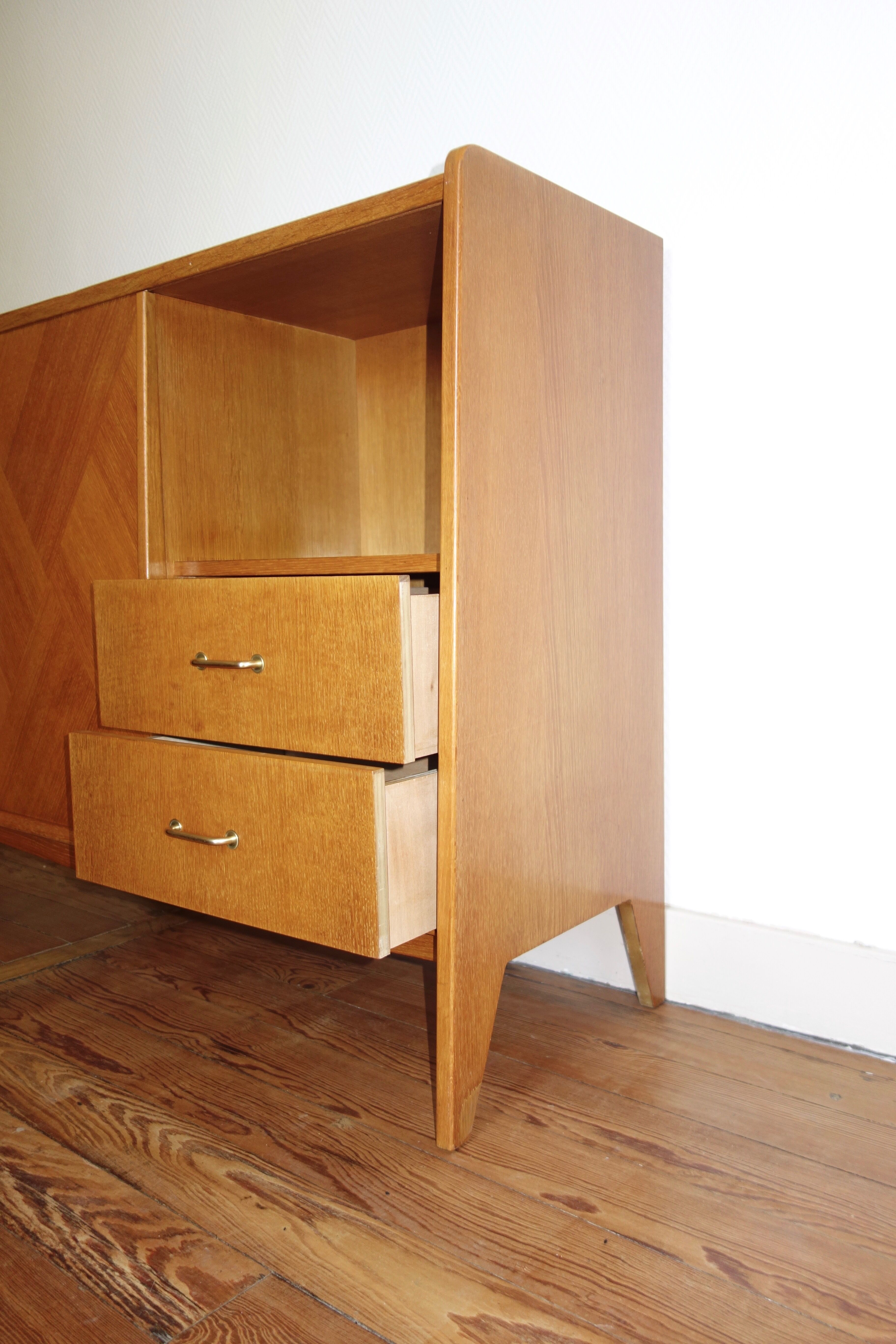 Vintage oak sideboard from the 1950