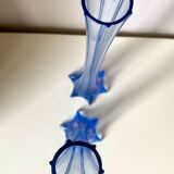 Pair of old blue soliflores