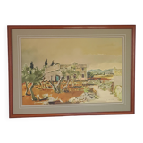 Provence by G. Cheyssial signed 110 x 79 cm