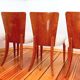 Chairs by J. Halabala for Up Races, Czechoslovakia, 1940s, Set of 4