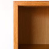 Scandinavian oak bookcase