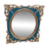 Louis XV style gilded carved wooden mirror h74x64