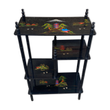 Black lacquer shelf