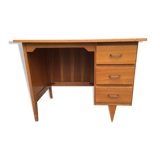 Vintage oak desk with 3 drawers
