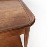 Side table on wheels in teak of Danish design from the 1960s