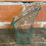 Vintage Bubble Glass Cascade Design Vase #C868