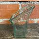 Vase Ancien Design Cascade Verre Bullé Vintage #C868