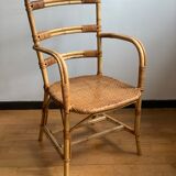 Rattan armchair