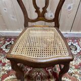 Set of 10 caned chairs from the Louis Philippe period.