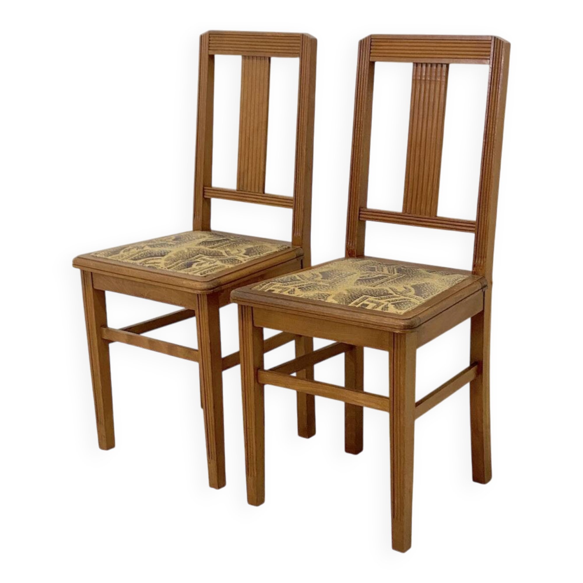 Paire de chaises vintage 1950's