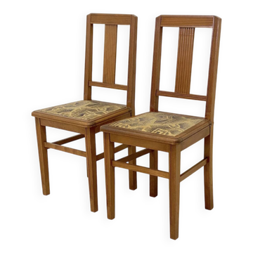 Paire de chaises vintage 1950's
