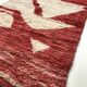 Moroccan Berber carpet Boujaad red and ecru 2,41 x 1.35 m
