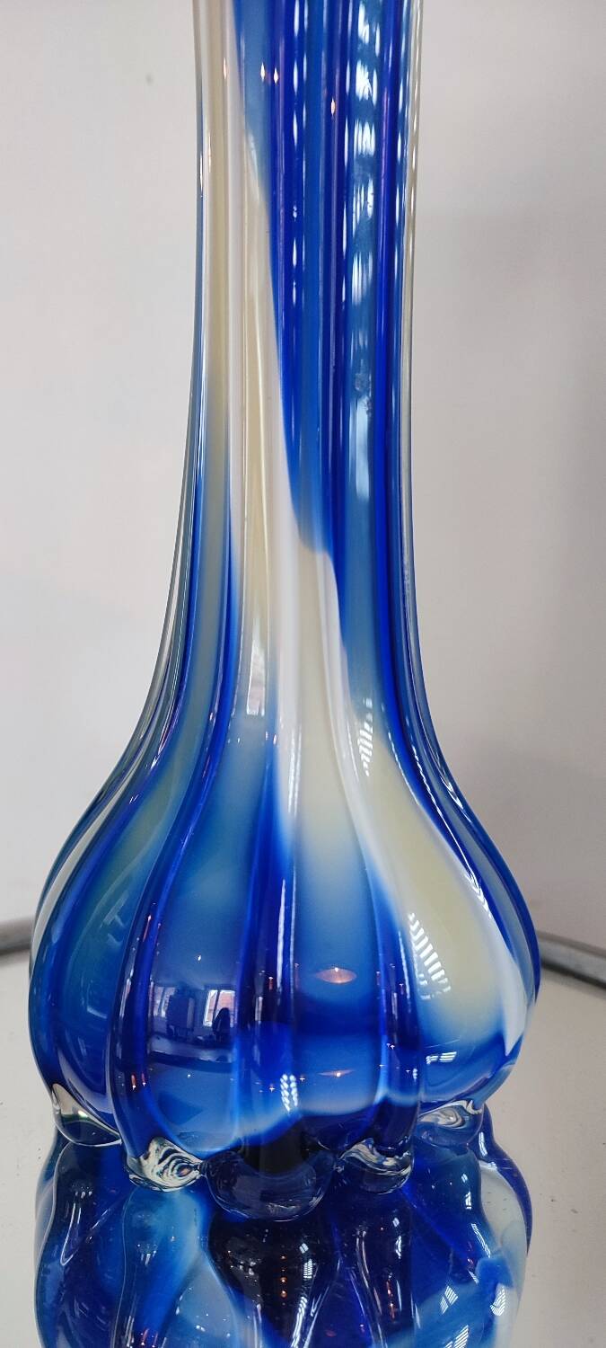 Murano Calla Lily Blown Glass Vase 60s-70s