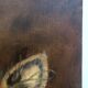 Oil on canvas dog portrait