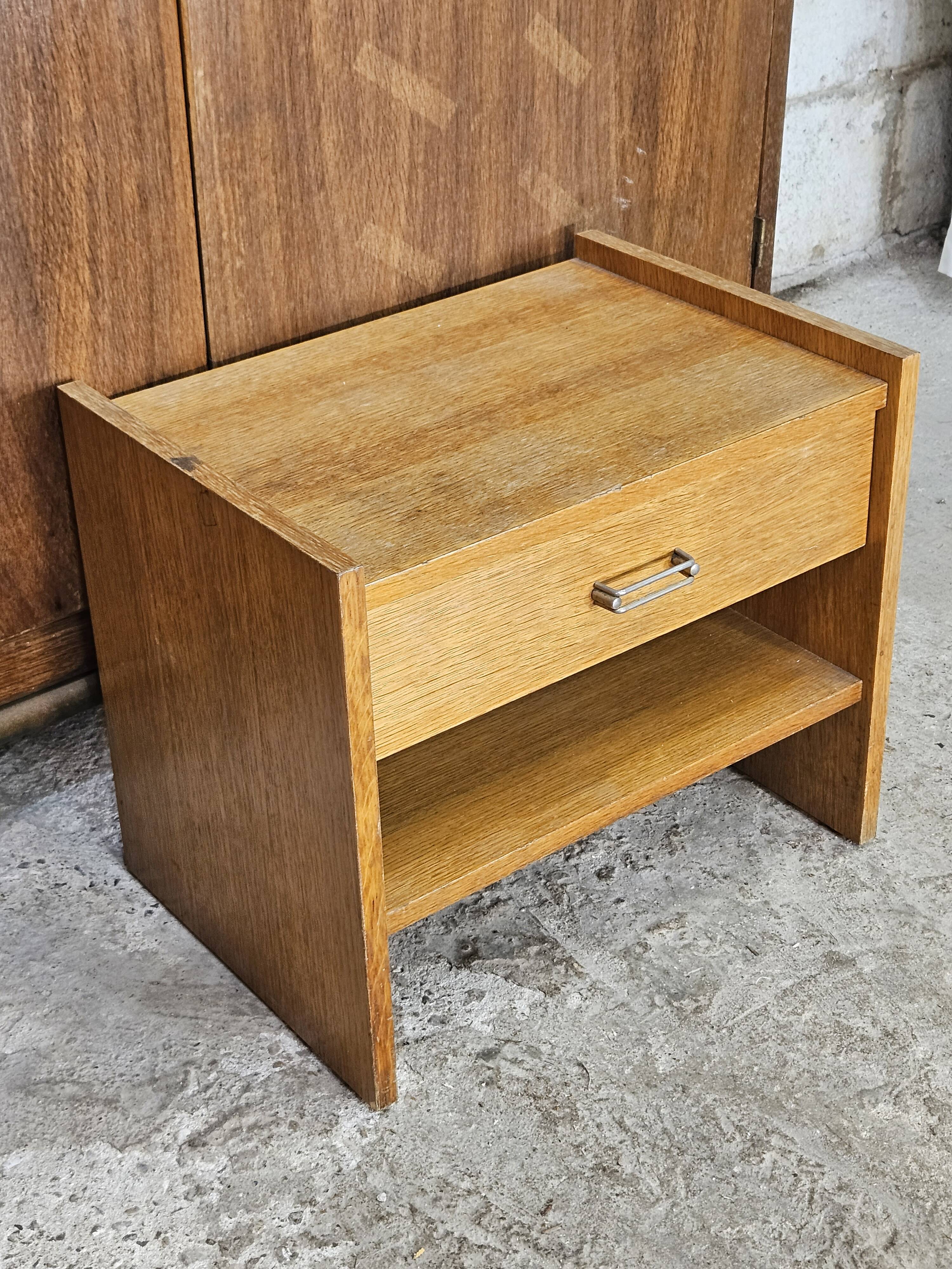 Scandinavian style bedside table 1960