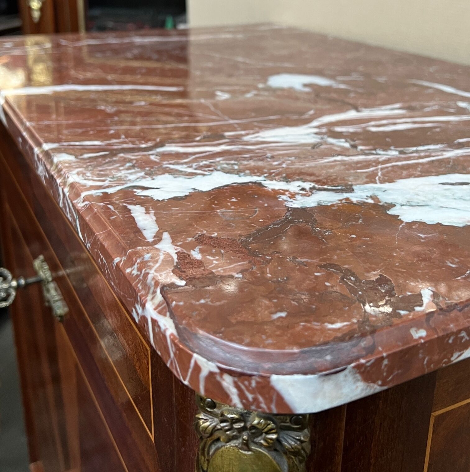 Lady secretary in mahogany Louis XVI style