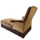 Chaise longue vintage / fauteuil / méridienne avec franges