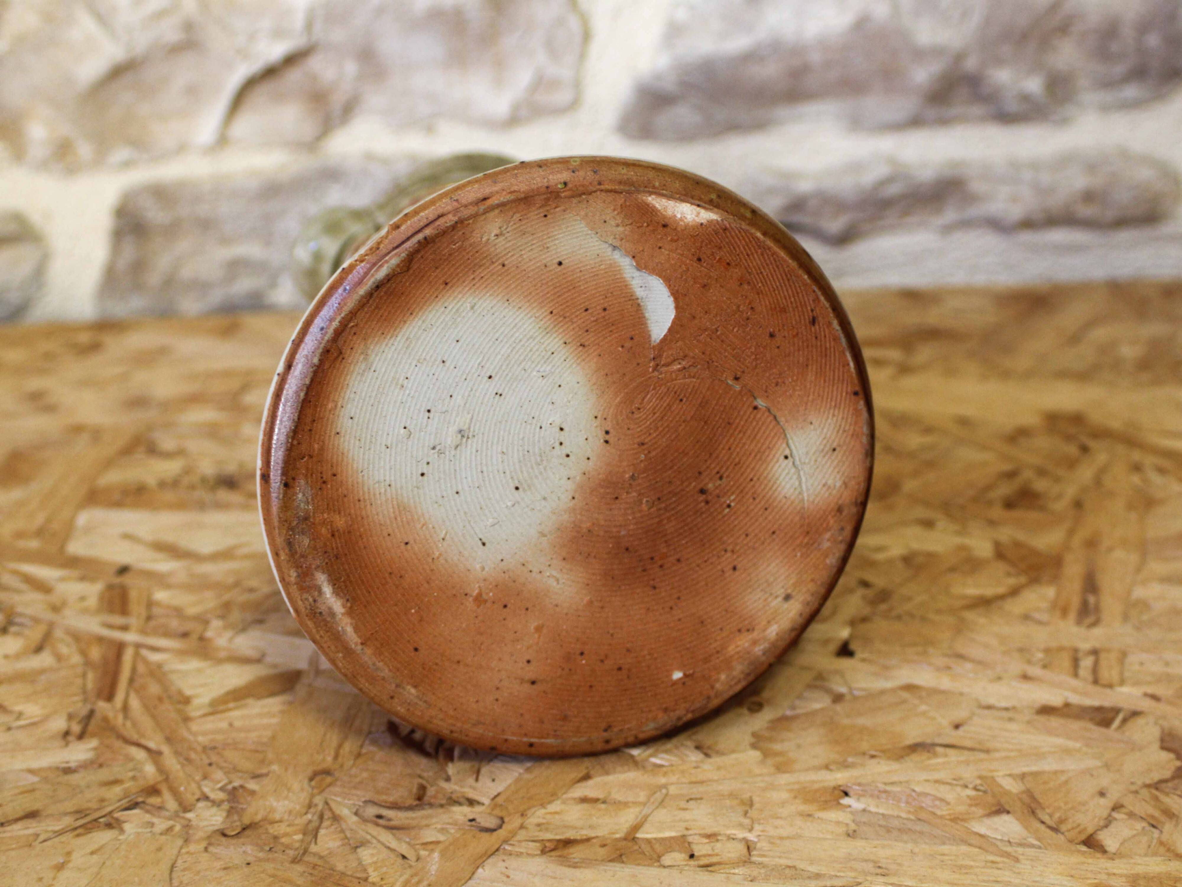 Glazed stoneware pitcher by Bottani Dechaud, La Borne