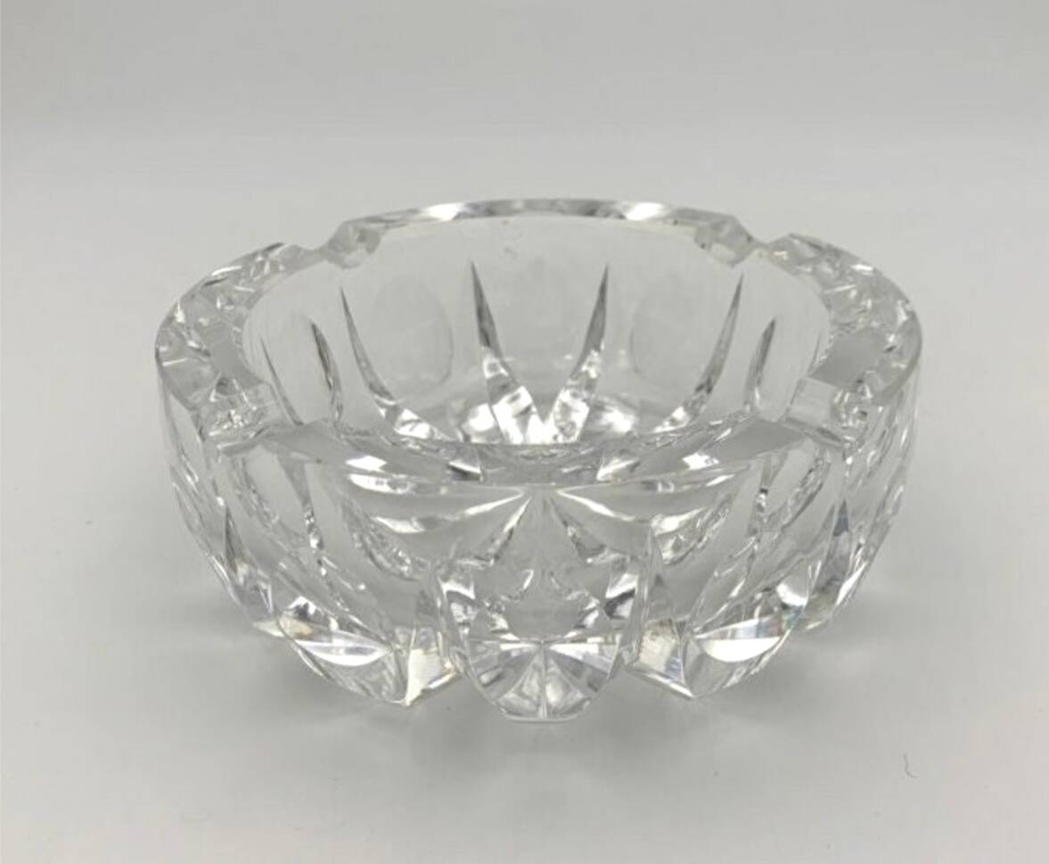 Vintage Saint Louis crystal ashtray, Ambassador model