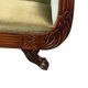 Vintage green baroque sofa / two-seater sofa