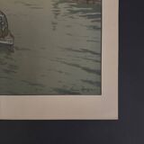 Lithograph by Henri Rivière Parisian Landscapes - The Trocadéro