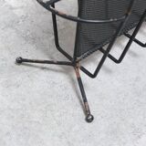 Rare magazine holder by Mathieu Matégot for Artimeta, 1950s