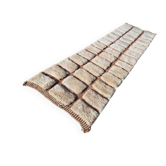 Handmade wool hallway rug, size 75 x 300 cm