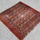 Tapis ancien Boukhara Turkmène : 0.95 x 1.10 Mètres