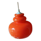 Suspension en opaline orange, années "60/70"