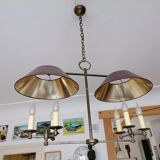double billiard chandelier