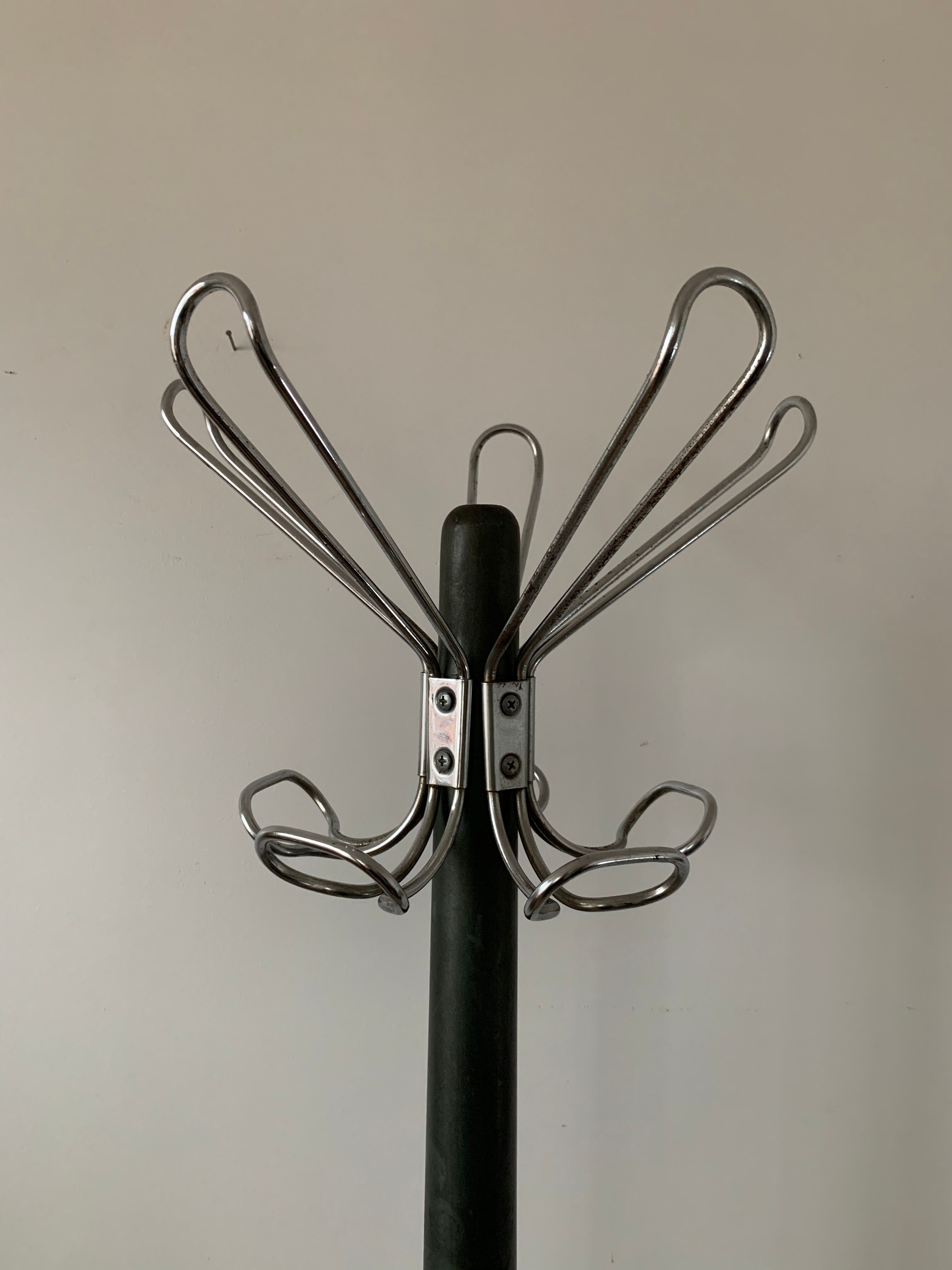 Antique parrot coat rack