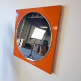 Miroir mural vintage orange / miroir / décoration