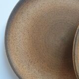 Set of 6 vintage sandstone plates