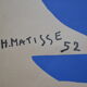 Matisse " nu bleu " 1952 screen print poster spadem 1971
